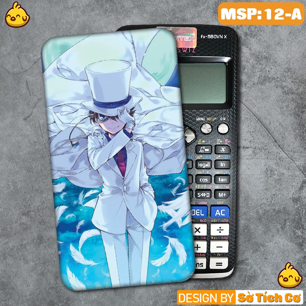 Miếng decal dán máy tính Casio bỏ túi FX500 FX570 FX580 - 570ES 570EX 680EX hình Kaito Kid - Solo Leveling MSP: MT12