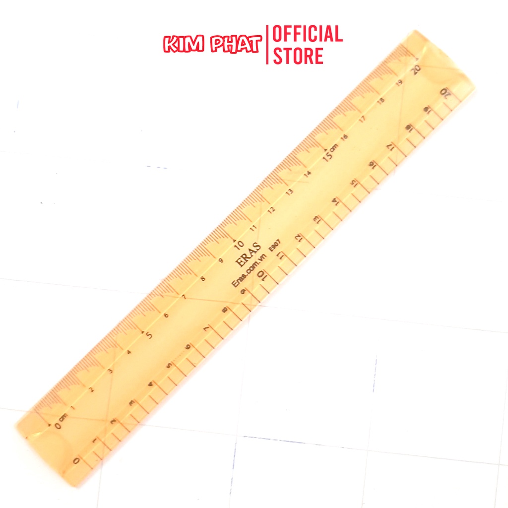 Thước kẻ nhựa dẻo Eras 20cm E907