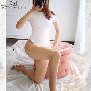 Bodysuit Tay Ngắn cổ tròn may 2 lớp cotton ko xù lông ko bai nhão hình phía sau feedback thật của khách