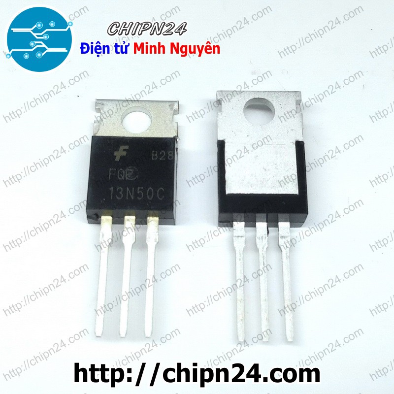 [1 CON] Mosfet 13N50 TO-220 13A 500V Kênh N (FQP13N50C FQP13N50 FQP 13N50)