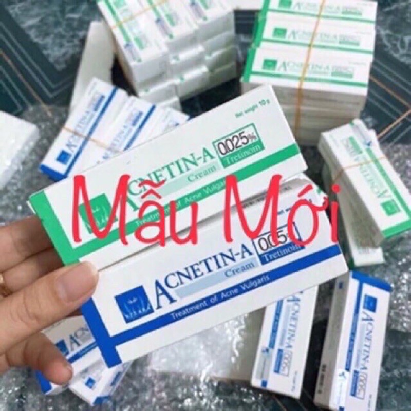 Retin A giảm mụn ẩn thái lan