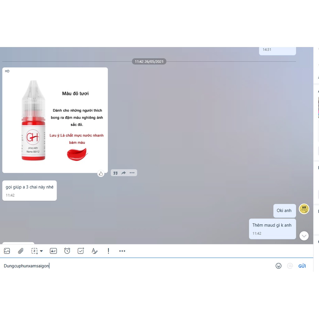 Mực Nước Gh Phun Xăm Môi Chính Hãng - Mực Phun Xăm | BigBuy360 - bigbuy360.vn