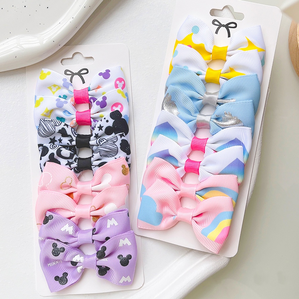 Set 8 kẹp tóc nơ KIDSBOWS dễ thương dành cho bé