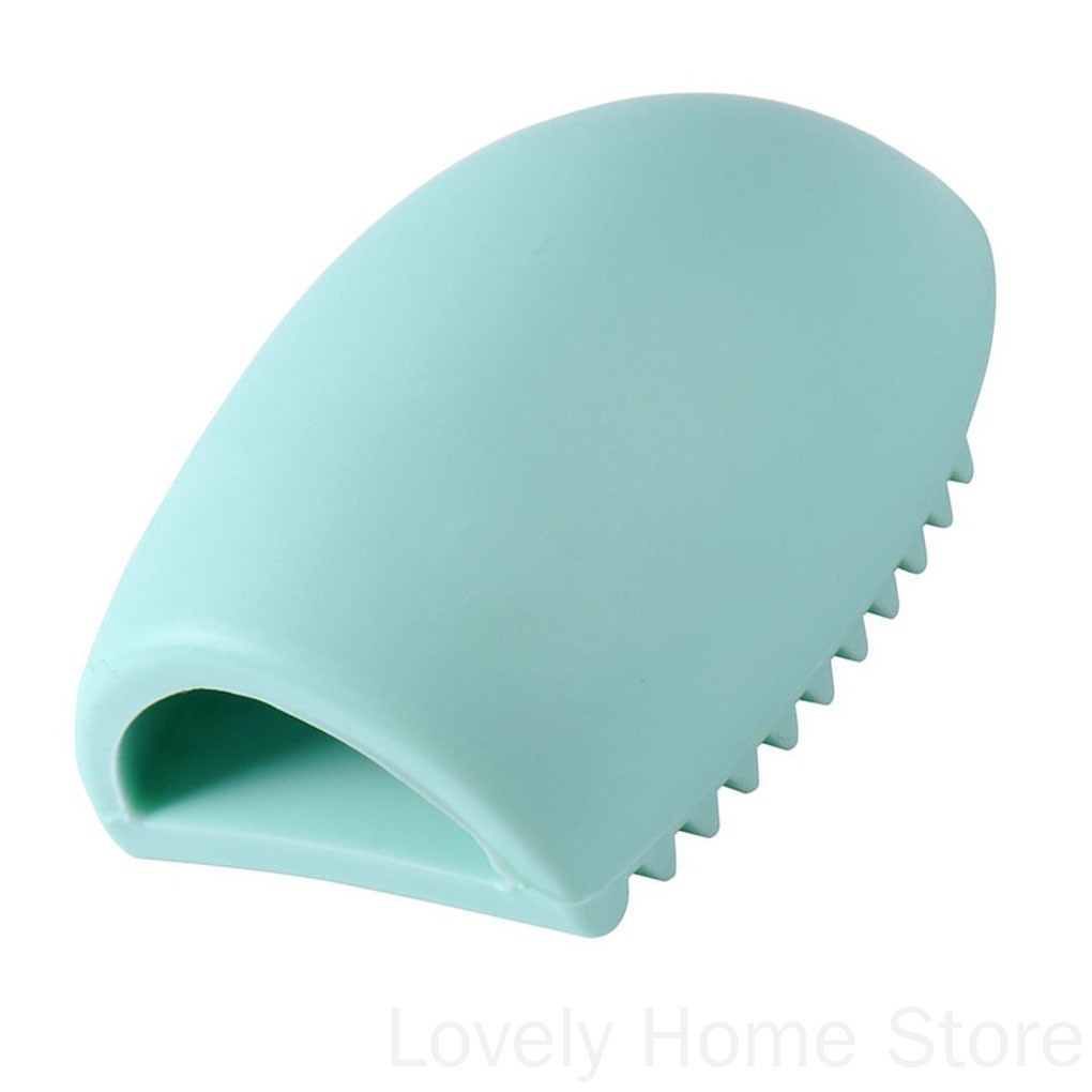 [Hàng mới về] Dụng cụ làm sạch cọ trang điểm hình quả trứng bằng silicone tiện lợi cho nữ