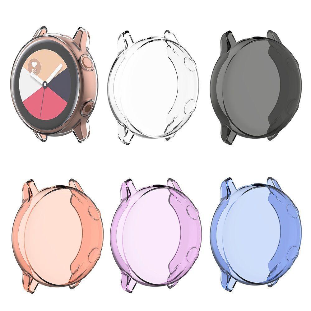 MYRONGVN Ốp TPU Mềm Trong Suốt Bảo Vệ Màn Hình Đồng Hồ Samsung Galaxy Watch Active