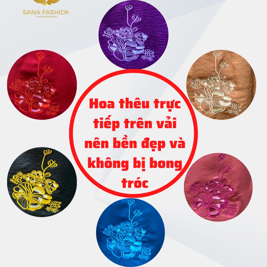 Đồ Bộ Trung Niên Nữ Set bộ Mặc Nhà Sang Trọng Cho Mẹ chất Cát Nhung thêu hoa PT.01