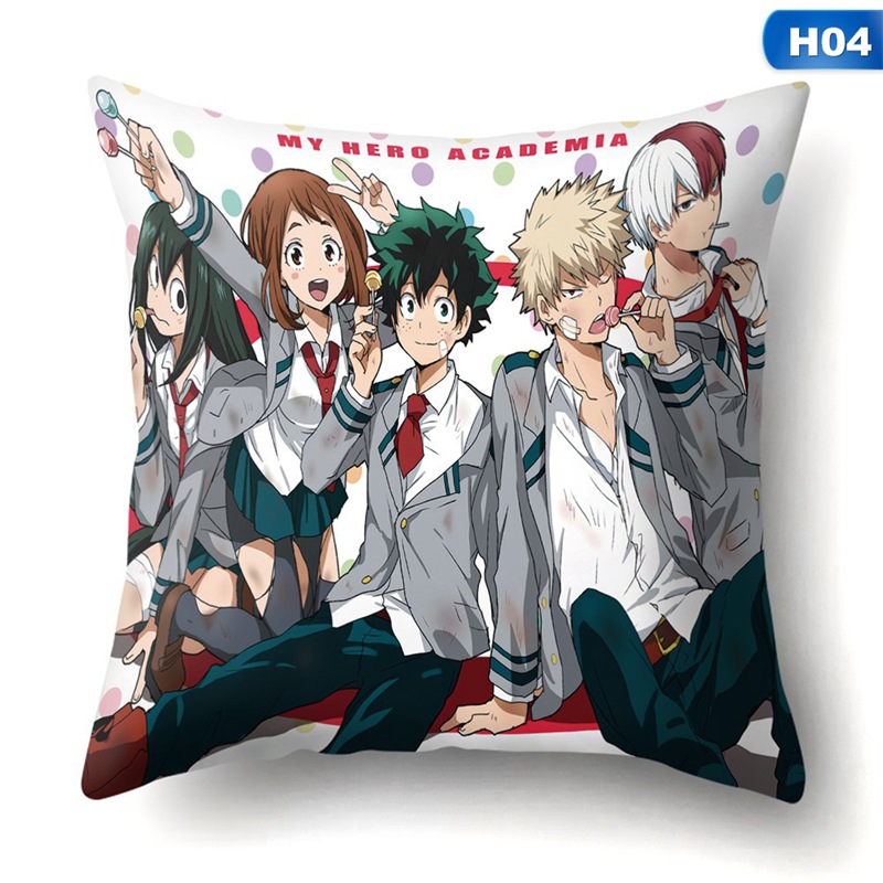 Vỏ Gối Vuông In Hình Anime My Hero Academia Độc Đáo