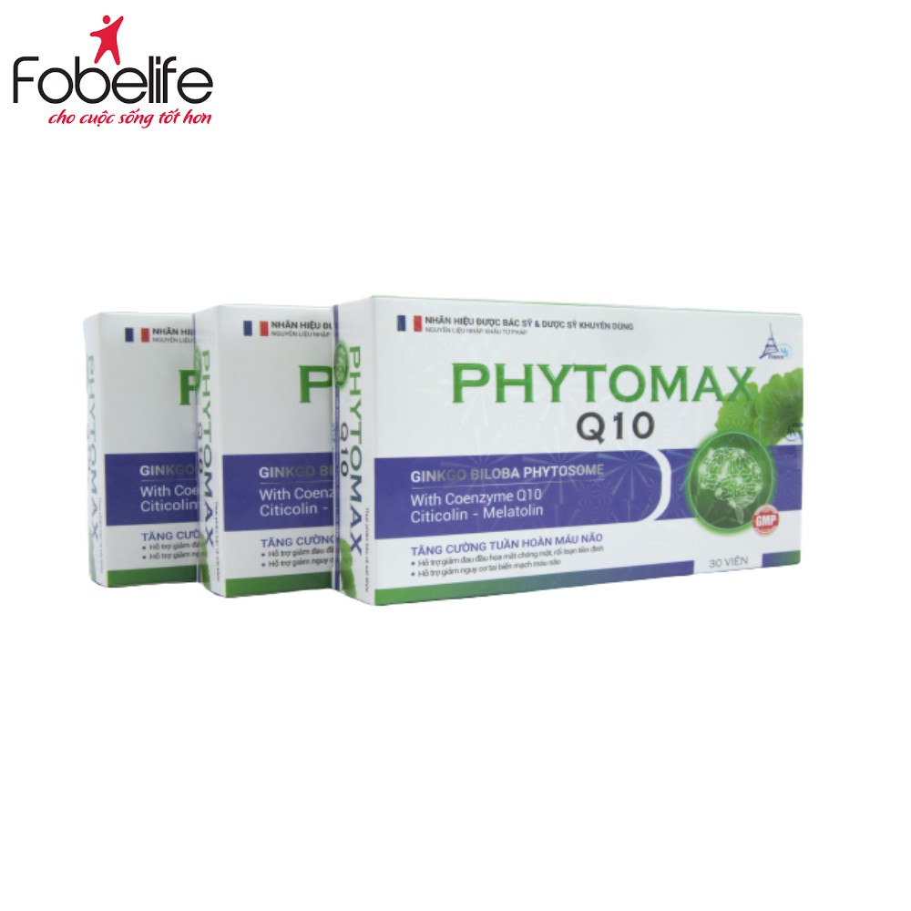 Phytomax Q10 – Hỗ trợ hoạt huyết dưỡng não (Hộp 30 viên)