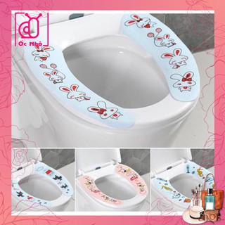 Miếng Đệm Lót Bồn Cầu Hoa Văn Xinh
