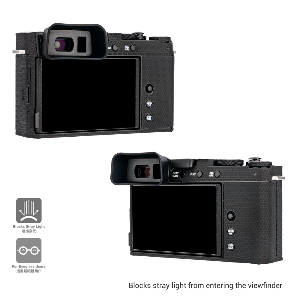 Ngàm Gắn Máy Ảnh Mở Rộng Bằng Silicone 2 Trong 1 KE-XE4 Cho Fuji Fujifilm X-E4 XE4