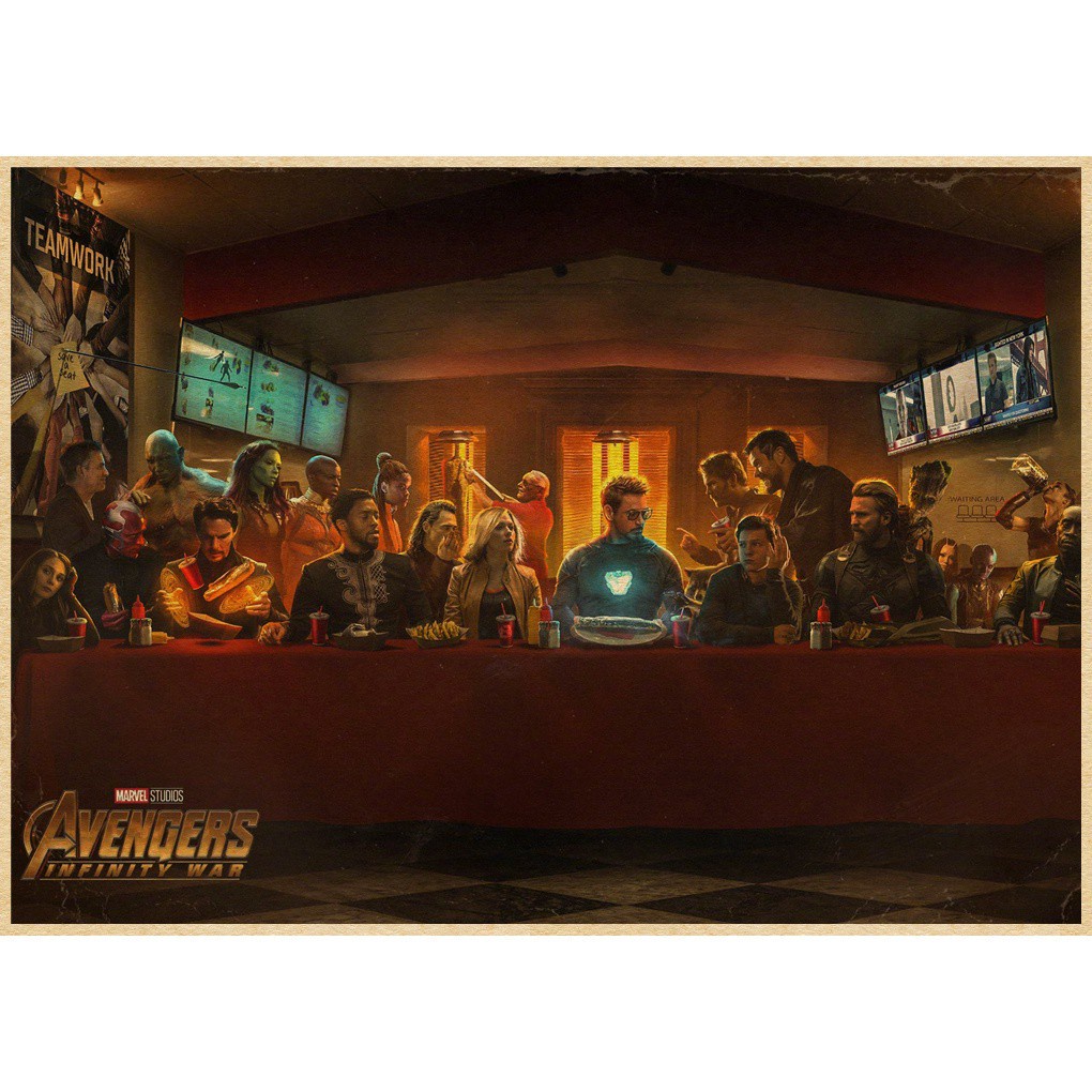 Poster Phim the avengers Trang Trí Nội Thất