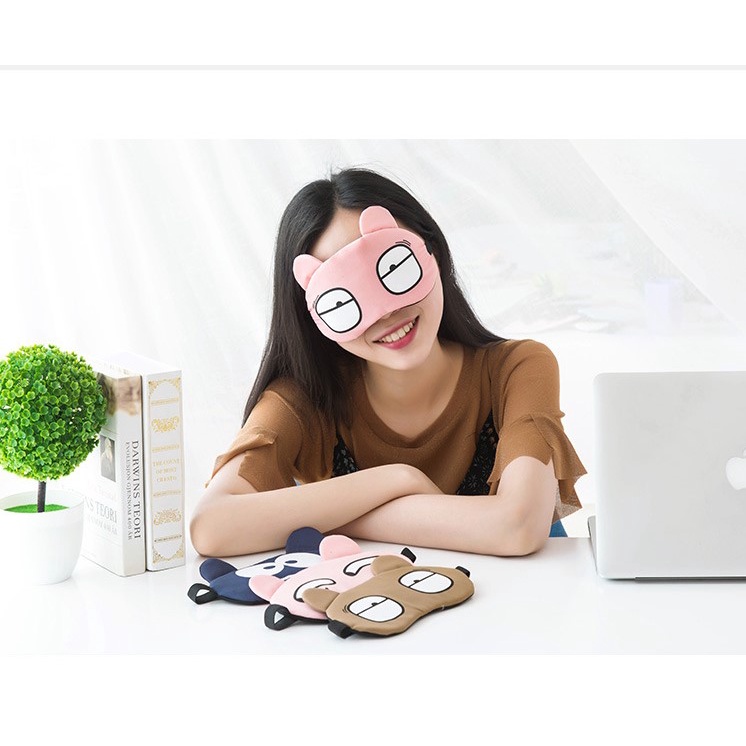 MIẾNG BỊT MẮT BẢO VỆ MẮT KHI NGỦ CÓ TÚI GIẢI NHIỆT LÀM MÁT MẮT NHIỀU HÌNH DỄ THƯƠNG BIBI 57