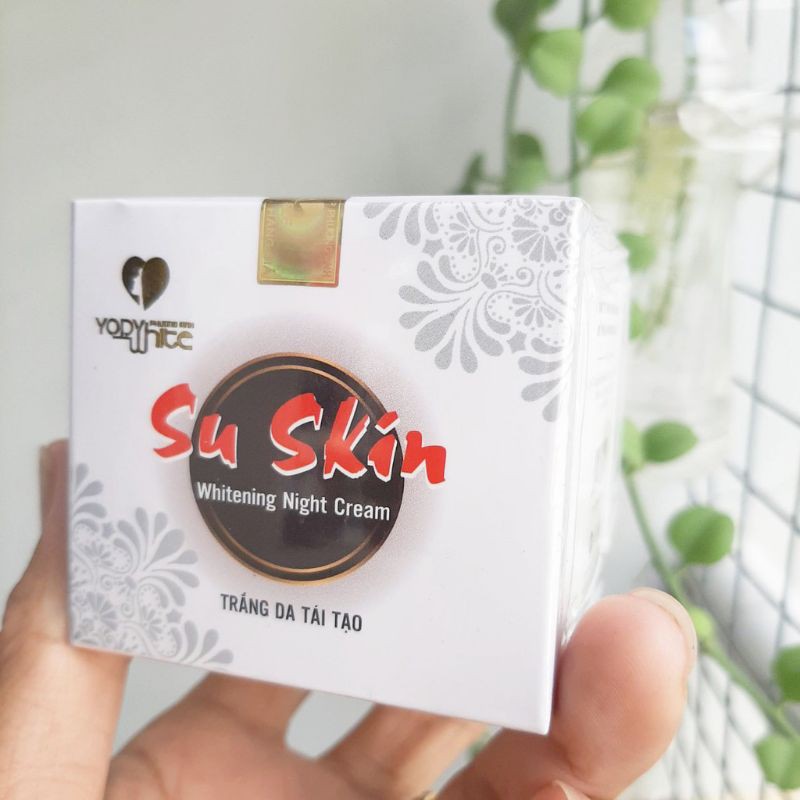 Kem đêm dưỡng trắng da tái tạo Su skin Yody White Phương Anh