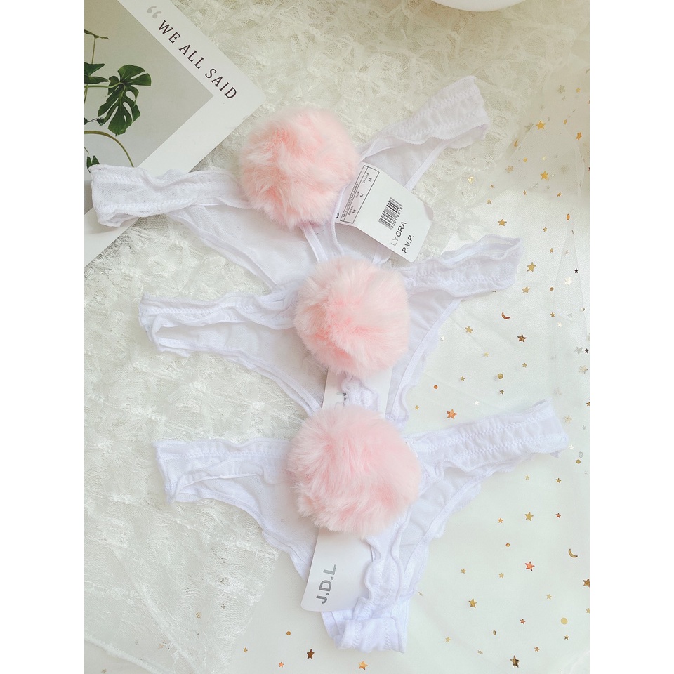 CK060 -Quần lót đuôi thỏ siêu sexy - QUẦN CHÍP XUYÊN THẤU - KELLYWANG