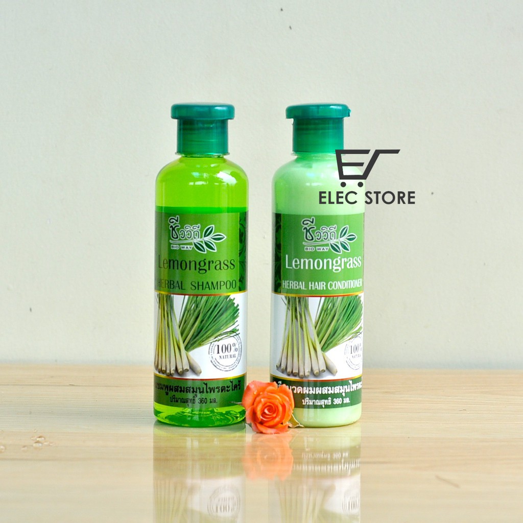 DẦU GỘI VÀ XẢ TINH DẦU SẢ CHANH LEMONGRASS 360ml | BigBuy360 - bigbuy360.vn