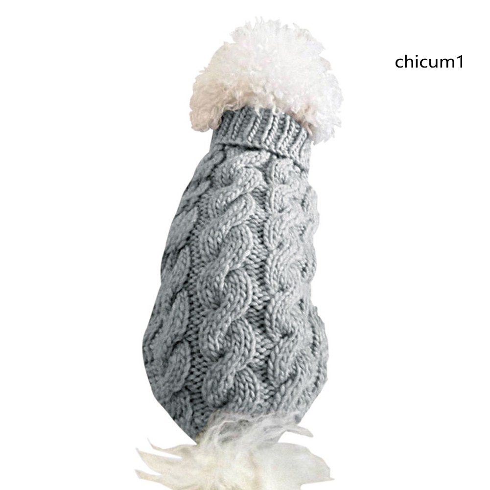 Áo Len Mùa Đông Cho Thú Cưng Ch1