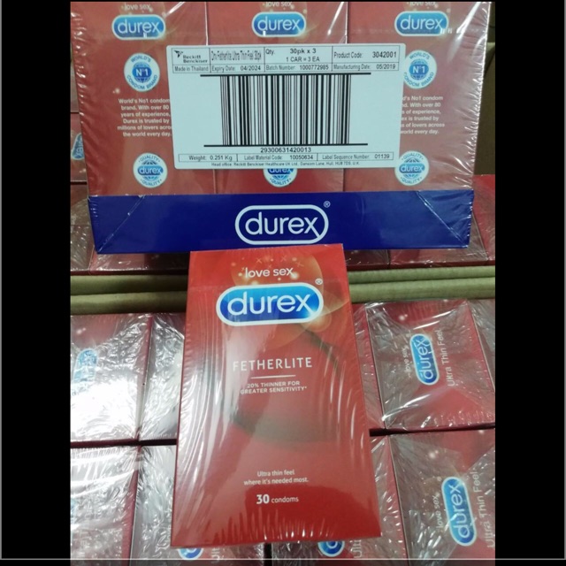 BAO CAO SU SIÊU MỎNG DUREX CỦA ÚC 30 CHIẾC