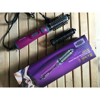 Máy sấy và uốn tóc 2 đầu xoay 360 độ đa năng Kemei KM-8000