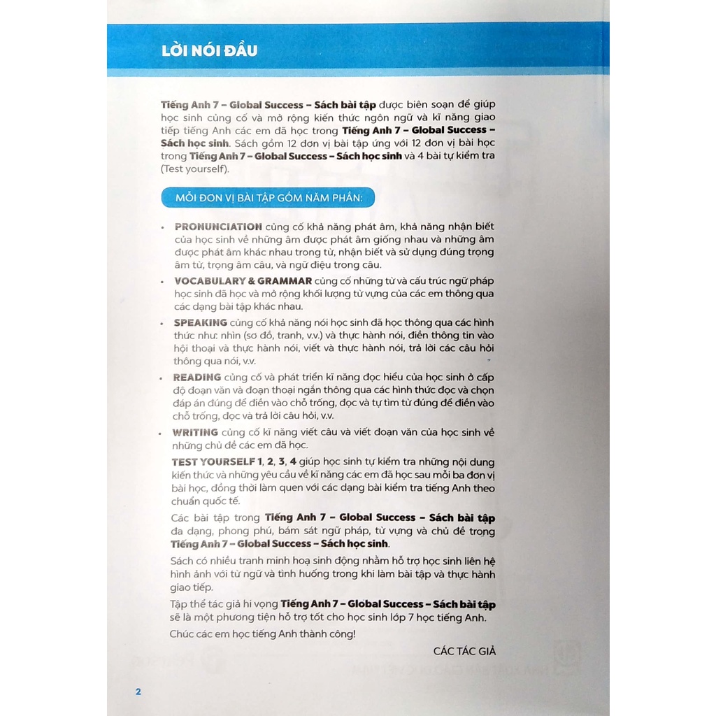 Sách Tiếng Anh Lớp 7 - Sách Bài Tập