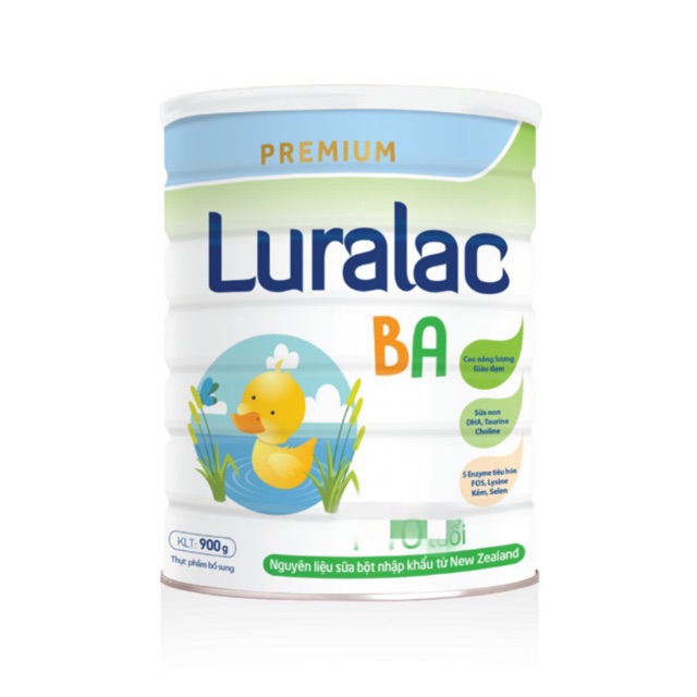 Sữa Luralac BA dành cho trẻ biếng ăn loại 900gr