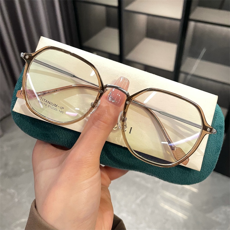 Kính TR90 Gọng Vuông Chống Bức Xạ Phong Cách Retro Thời Trang Cho Nữ