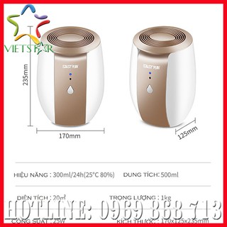 Máy hút ẩm mini cao cấp SAST JD1608