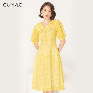 Đầm hoa phối đăng ten gumac da907
