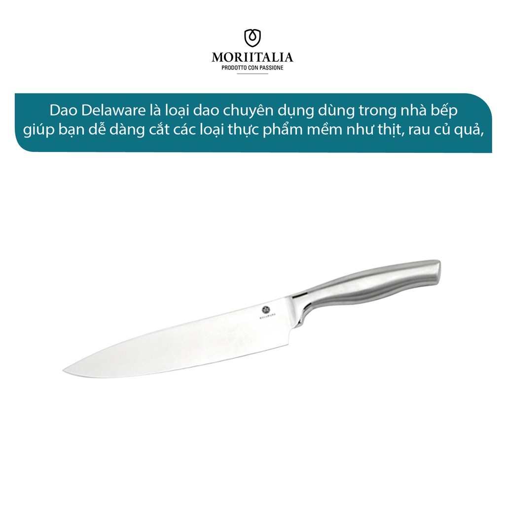 Dao đa năng Delaware siêu bén không gỉ Moriitalia 3000631