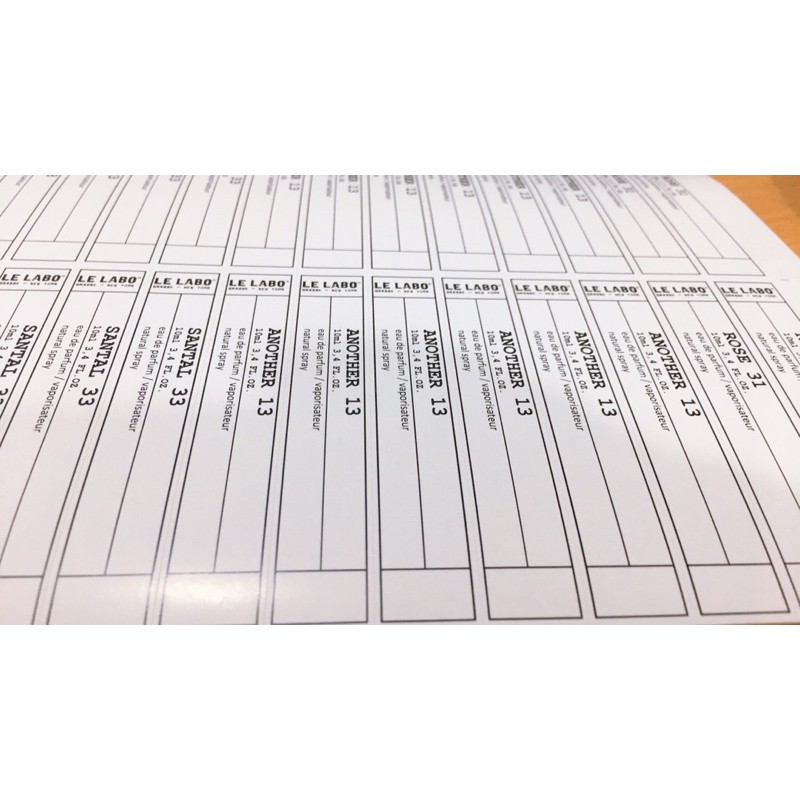 TEM LELABO DÁN CHAI CHIẾT NƯỚC HOA