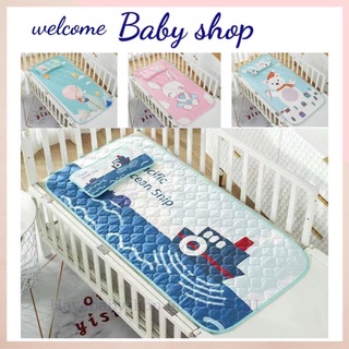 Chiếu điều hoà tencel kèm gối cho bé