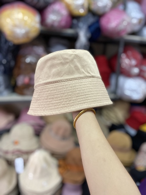 NÓN BUCKET TAI BÈO VÀNH CỤP NHIỀU MÀU THỜI TRANG