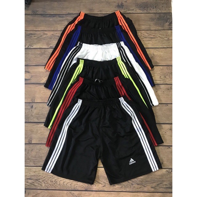 Quần Short Thể Thao Nam Ba Sọc, Quần Đùi Nam Tập Gym Phối Viền [Ảnh Chụp Thật] - OQ001