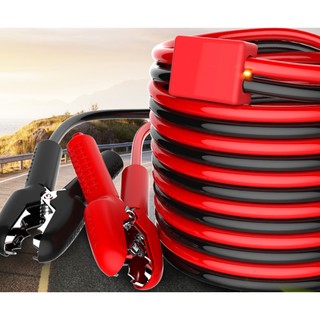 Dây câu bình ắc quy đồng nguyên chất cá sấu dày 10mm dài 3m, 1.35kg - cầu chì an toàn