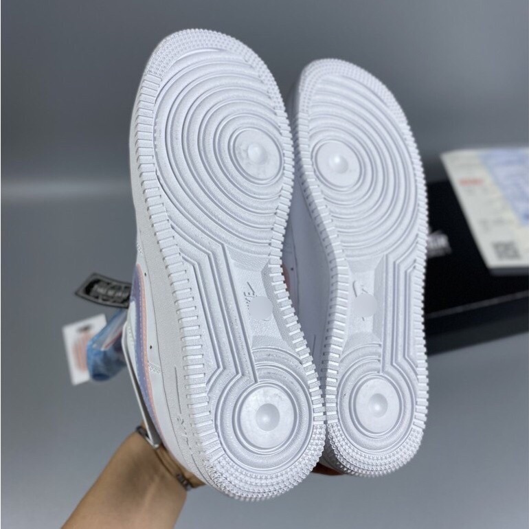 [FreeShip + Hàng Siu Cấp] Giày Nik.e Air For.ce1 AF1 xanh hồng bản cao cấp, Giầy sneaker  thể thao nam nữ  full bill box