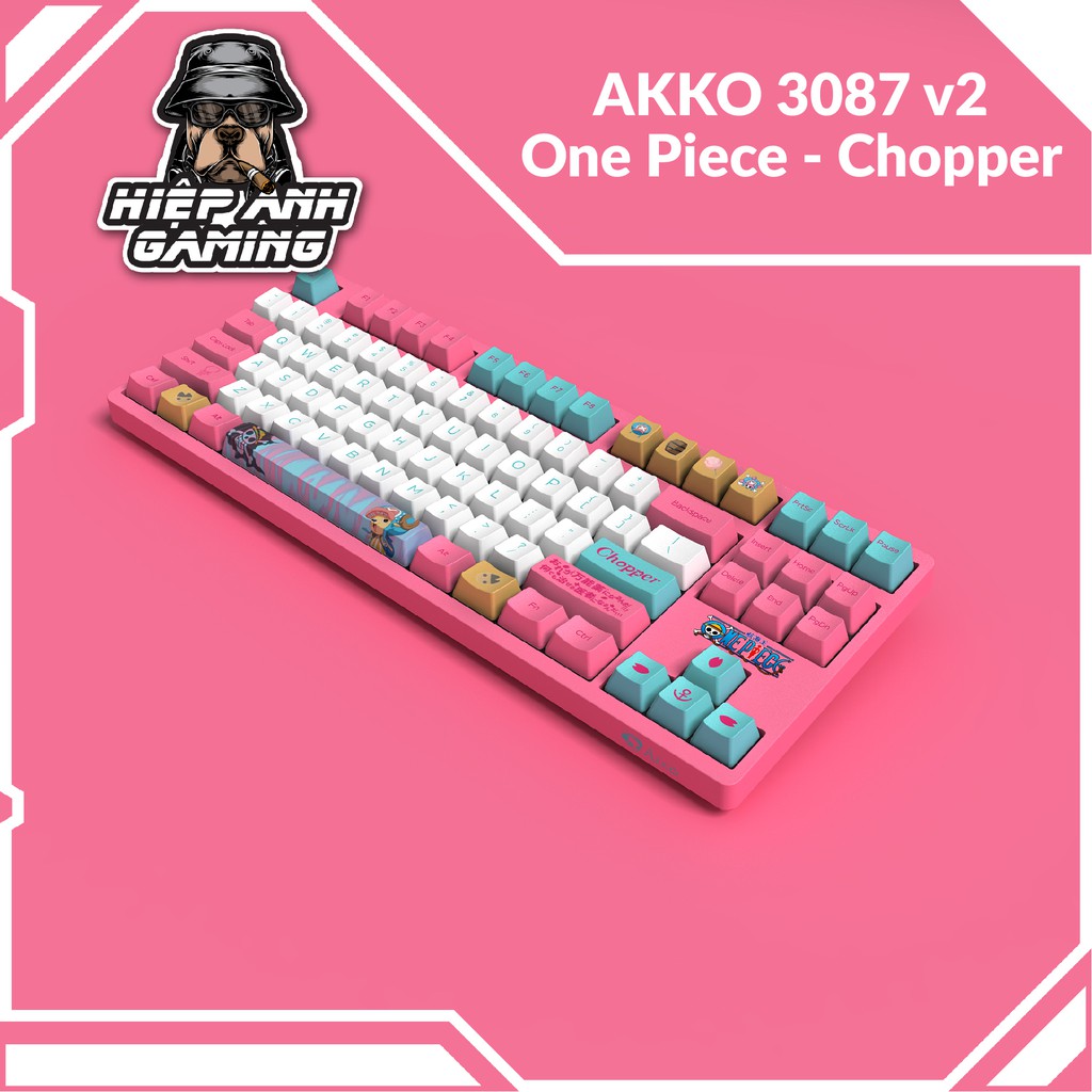 Bàn phím cơ AKKO 3087 One Piece - Chopper | Hàng chính hãng bảo hành 12 tháng