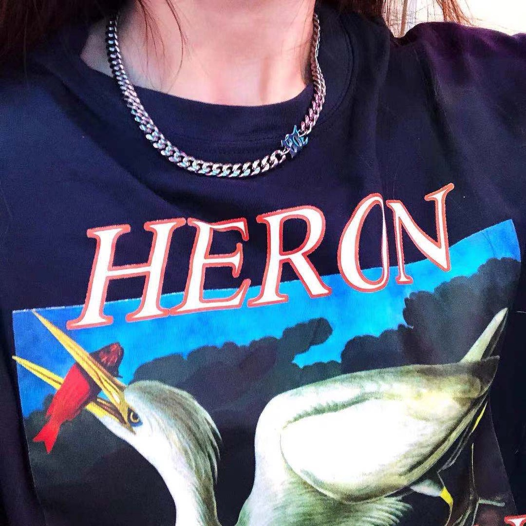 Vòng Cổ Thép Titan Mặt Chữ M Phong Cách Hàn Quốc Thời Trang Cho Nam Và Nữ