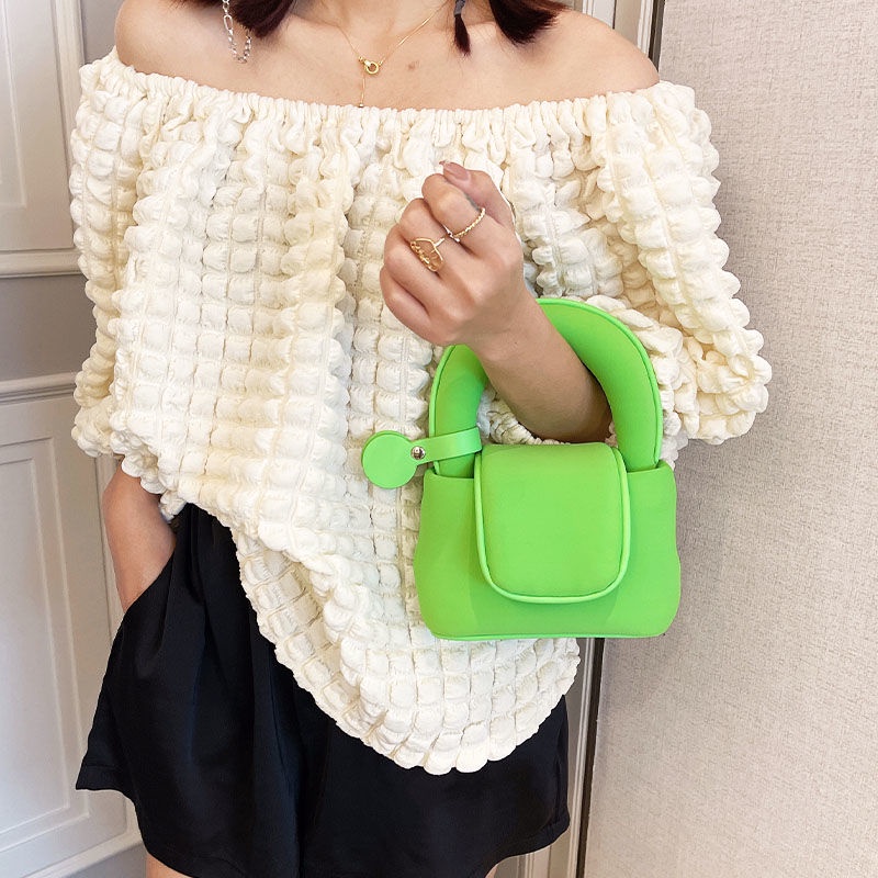 Túi Đeo Chéo Một Bên Vai Màu Macaron Macaron 3 Kiểu Dáng Thời Trang Mùa Xuân Cho Nữ