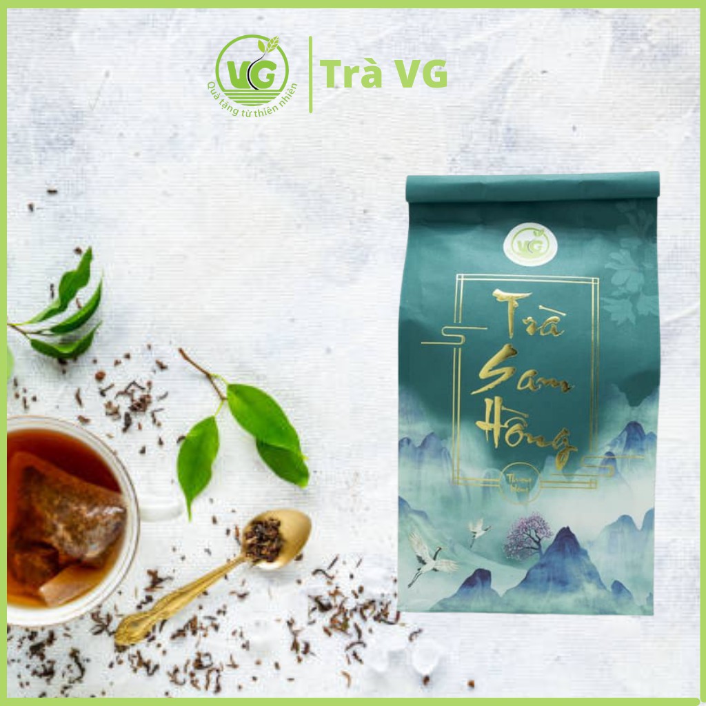Trà sam hồng thượng hạng 300gr, trà thảo mộc giúp giải độc gan, detox, giảm cân rất tốt.