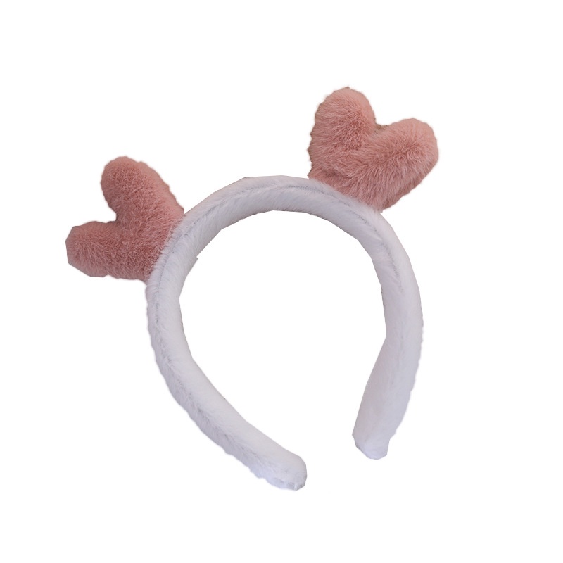 Băng Đô Cài Tóc Rửa Mặt Dạng Bấm Đính Sừng Tuần Lộc Dễ Thương Phong Cách Hàn Quốc Dành Cho Bạn Nữ Rửa Mặt