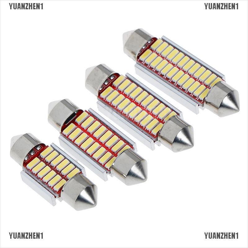 Bóng đèn LED 31/36/39/42mm 4014 SMD dùng để chiếu sáng nội thất xe ô tô