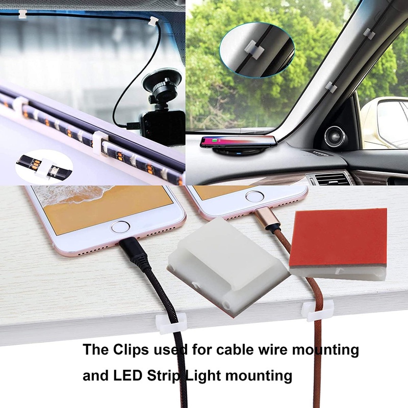 Set 10 Kẹp Giữ Dây Cáp Đa Năng Tiết Kiệm Không Gian