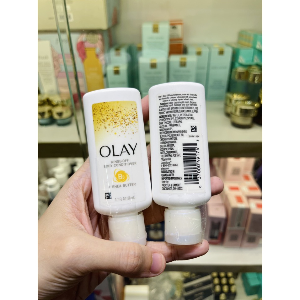 [MINISIZE 50ML ] KEM XẢ - Ủ MƯỚT BODY OLAY RINSE OFF BODY CONDITIONER