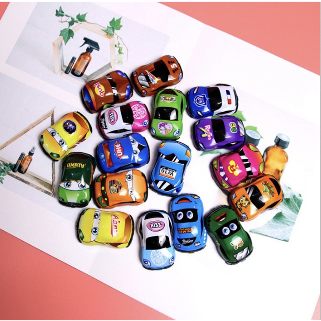 Mô hình đồ chơi mini mô phỏng xe hơi máy bay hoạt hình làm quà tặng cho trẻ nhỏ