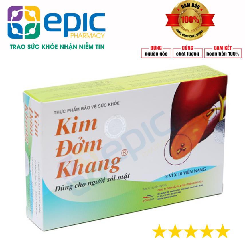 Kim Đởm Khang – Giải pháp hữu hiệu cho bệnh sỏi mật, sỏi gan ( Tích điểm nhận quà )