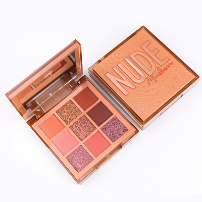 mẫu da 9 màu phấn mắt bảng, chín vuông bảng lưới eyeshadow, châu Âu và Mỹ eyeshadow | BigBuy360 - bigbuy360.vn