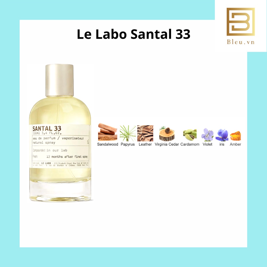 Nước hoa Unisex Le Labo Another 13 - Bergamot 22 - Rose 31 - Santal 33