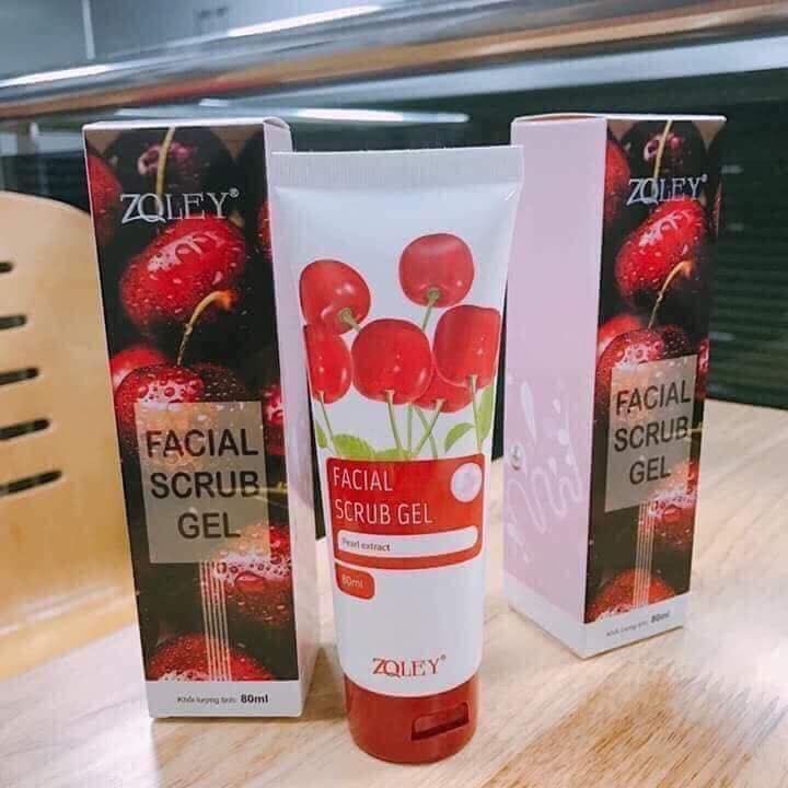 Gel tẩy tế bào chết cherry Zoley dành riêng cho da mặt