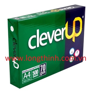 [Rẻ vô địch] [Có sẵn] [Ảnh thật] [Chính hãng] [HCM]Giấy in Clever Up A4 70gsm