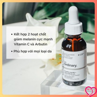 Tinh chất trắng da, thâm nám, chống lão hoá The Ordinary Ascorbic Acid 8% Alpha Arbutin 2% 30ml