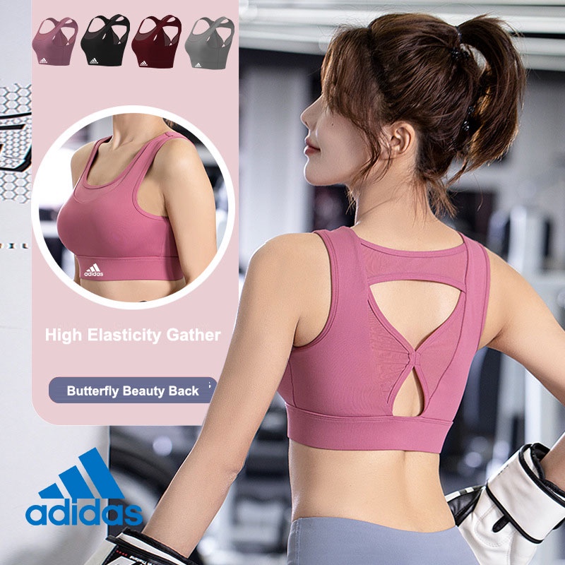Adidas Set Đồ TậP GồM Bra + QuầN Legging + ÁO Thun Thể Thao / TậP Gym / Yoga Adidas
